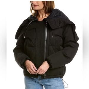 AllSaints Quinn Puffer Hooded Jacket Coat Small EUC